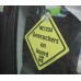 Groundspeak approved "Geocachers on board" Trackable aluminium sign